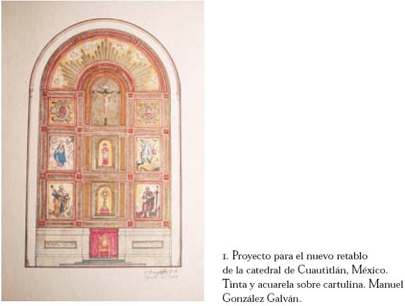 El nuevo retablo de la catedral de Cuautitlán, México