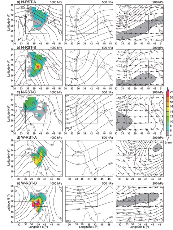 A classification of synoptic patterns inducing heavy precipitation in ...