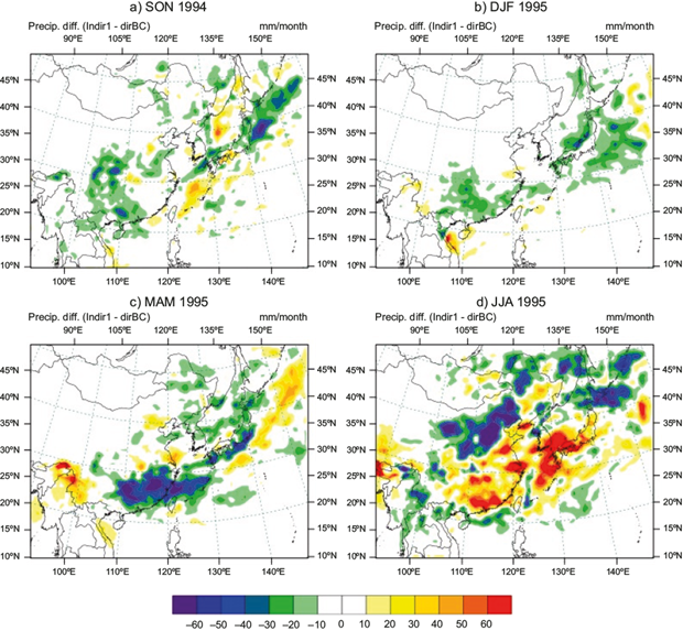 An exploration of the aerosol indirect effects in East Asia using a ...