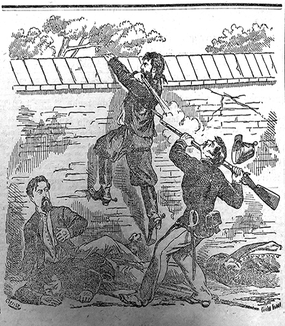 
						Imagen 8. La Patria Argentina, núm. 372, 7 de enero
							de 1880. Penúltima entrega del Juan Moreira.
					