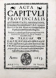 Descubrimiento de nuevas ediciones mexicanas del siglo XVII: Actas ...