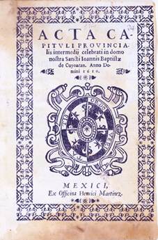Descubrimiento de nuevas ediciones mexicanas del siglo XVII: Actas ...