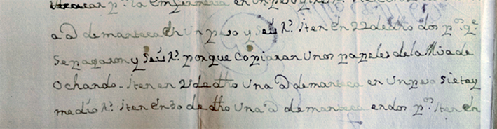 
						Leg. 378 G/S XVIII, AHCM. Fotografía de Gladys Zamora. SECRETARÍA DE
							CULTURA.- INAH.- MEX; “Reproducción autorizada por el Instituto Nacional
							de Antropología e Historia”.
					