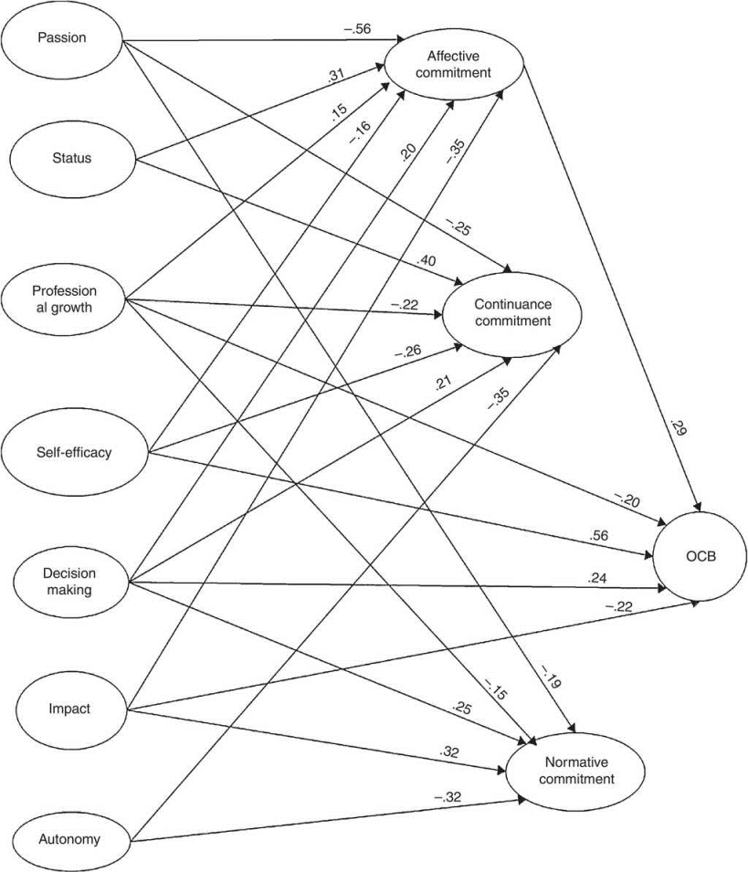 The influence of passion and empowerment on organizational citizenship ...