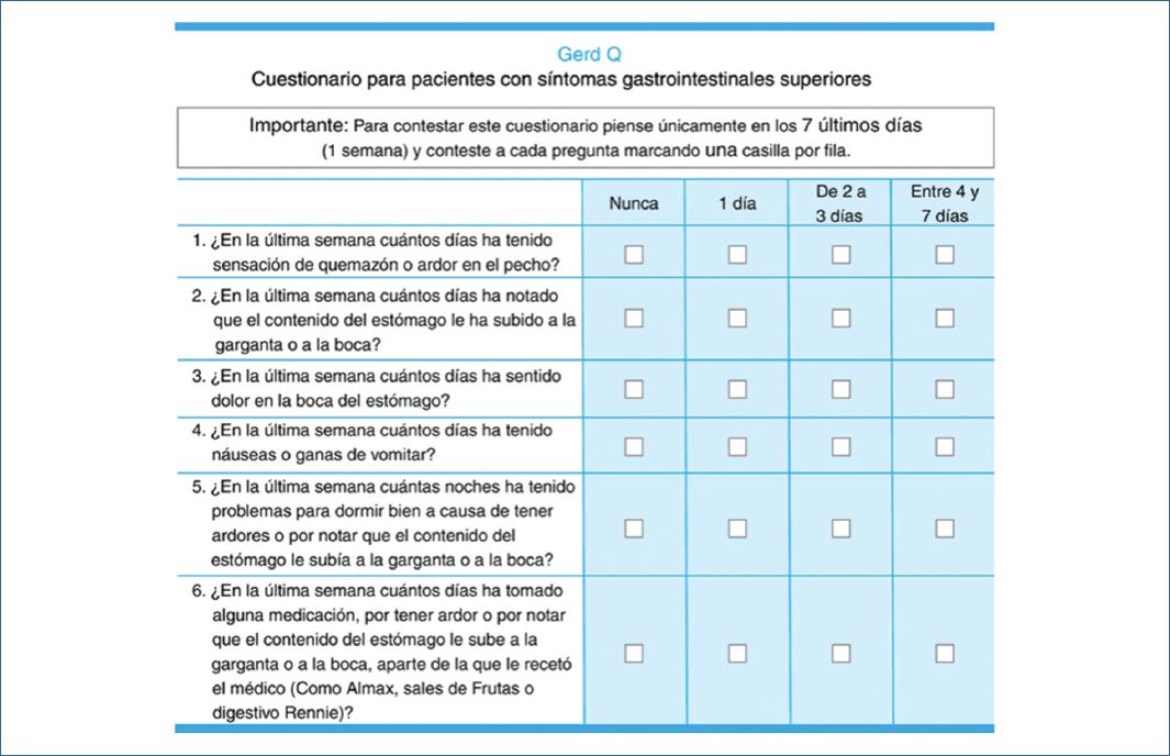 Gerdq Correlación de los resultados del cuestionario GERDQ y los hallazgos ...