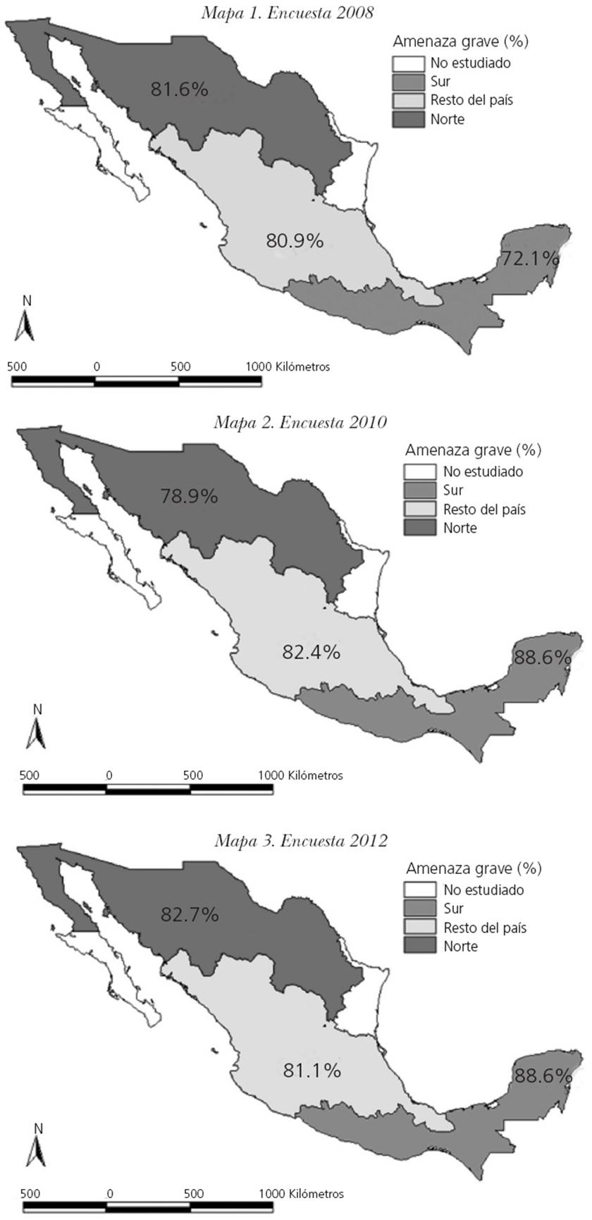 Las variaciones geográficas de la percepción de la amenaza del crimen ...