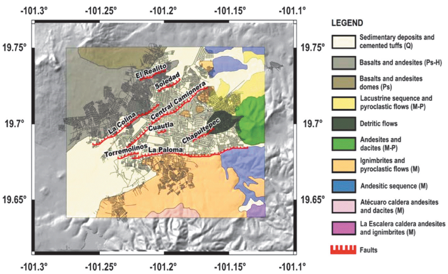 Estimation of ground subsidence in the city of Morelia, Mexico using ...