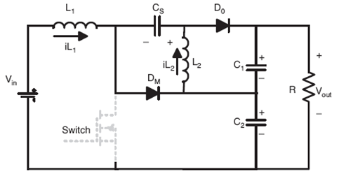 Structure of the proposed high step-up DC-DC converter for PV systems.
