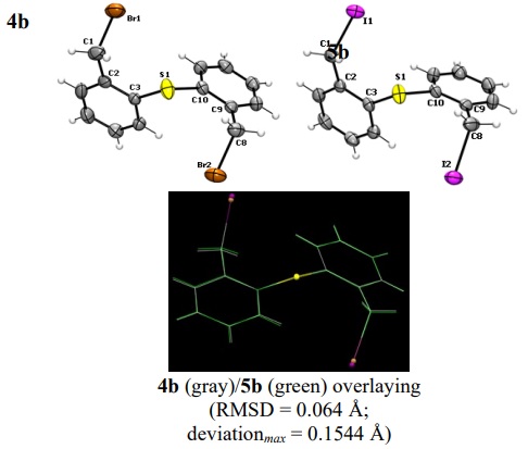 Non-covalent Interactions in Dihalogenated Compounds Ch(C6H4CH2X)2 (Ch ...