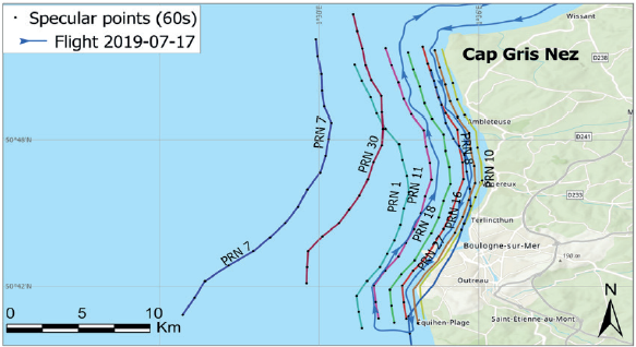 Airborne GNSS reflectometry for coastal monitoring of sea state