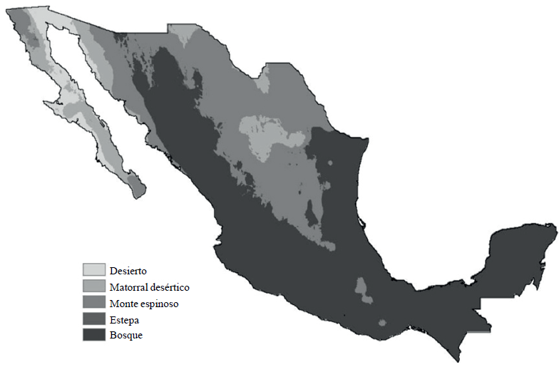 Sensibilidad de zonas bioclimáticas de México frente al cambio climático