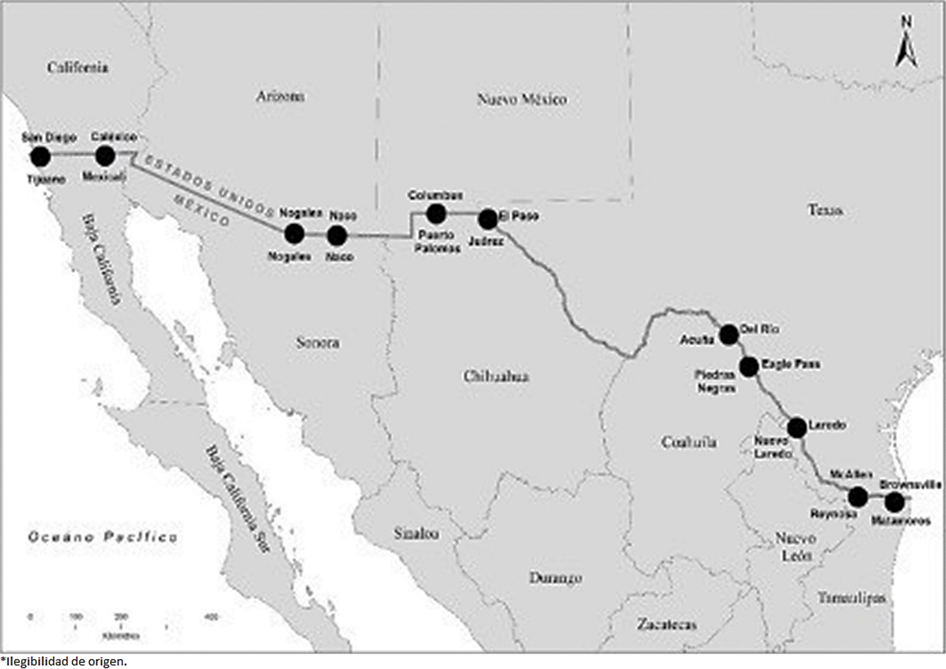 Infraestructura de transporte y exportaciones en la frontera norte de
