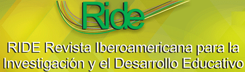 RIDE. Revista Iberoamericana para la Investigación y el Desarrollo Educativo