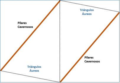 
							Esquema derivado de las líneas obtenidas de la foto de la Figura 17
							
						